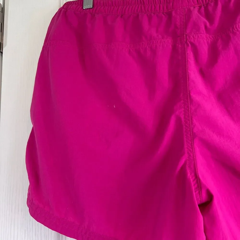 The North Face Women's Nylon Shorts Pink Outdoor Hiking Activewear Size L